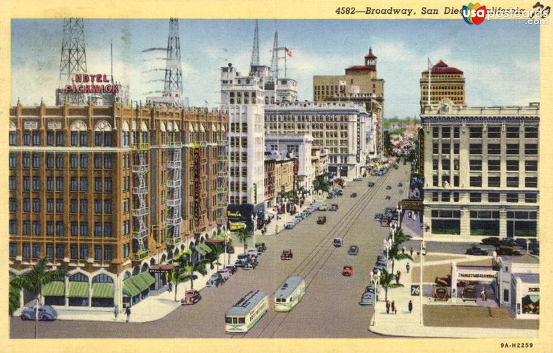 Pictures of San Diego, California: Broadway