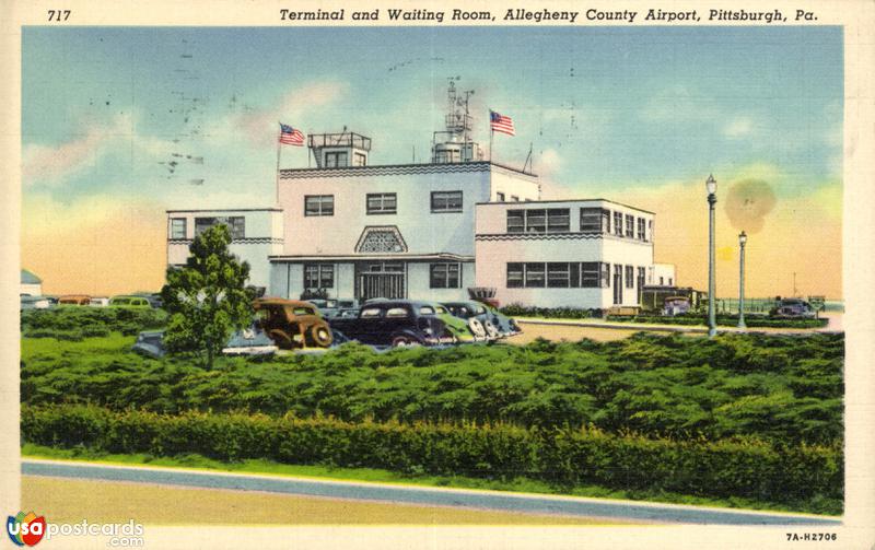 Pictures of Pittsburgh, Pennsylvania: Terminal and Waiting Room, Allegheny County Airport 
