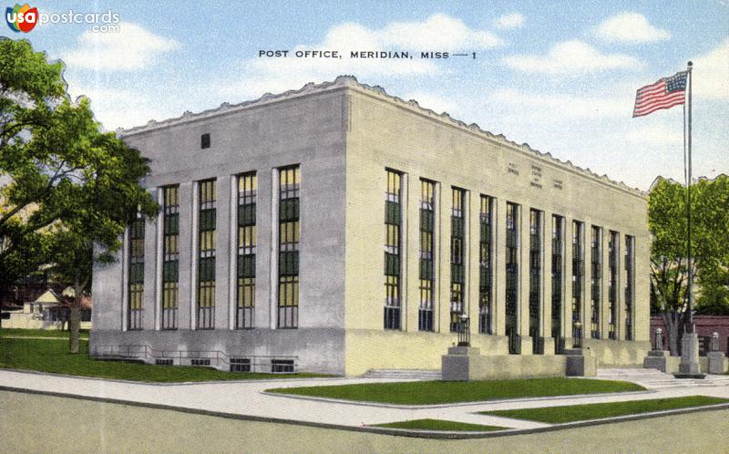 Pictures of Meridian, Mississippi: Post Office