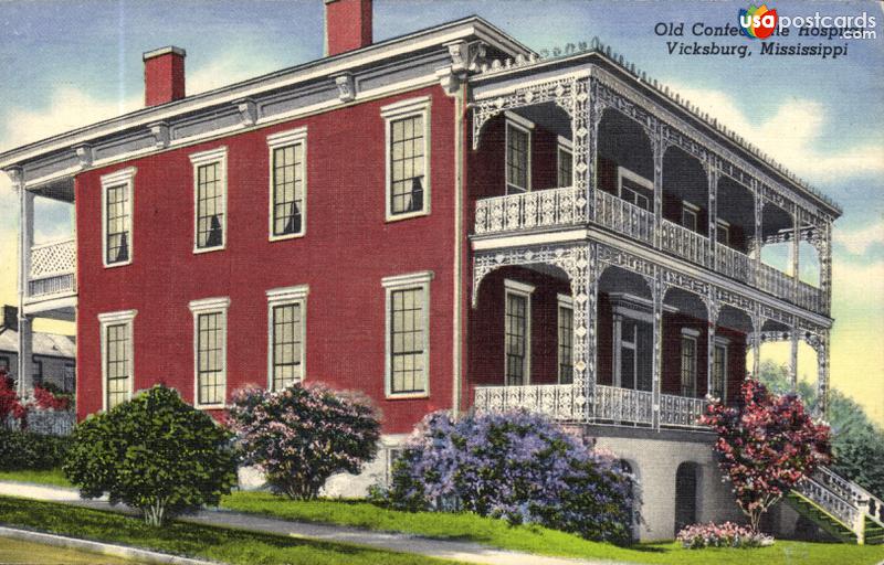 Pictures of Vicksburg, Mississippi: Old Confederate Hospital