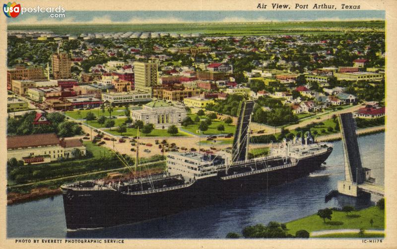 Pictures of Port Arthur, Texas: Air View