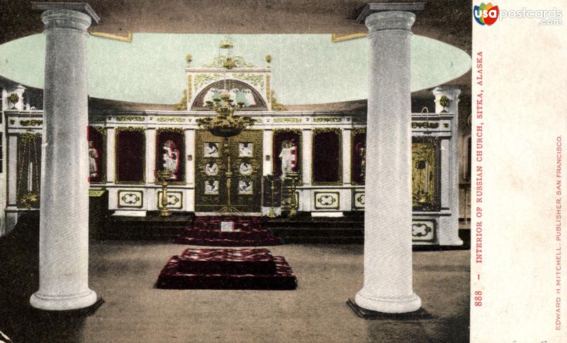 Pictures of Sitka, Alaska: Interior of Russian Church