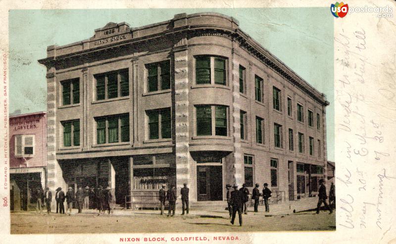 Pictures of Goldfield, Nevada: Nixon Block