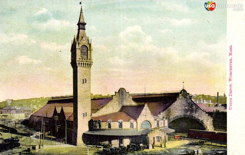 Pictures of Worcester, Massachusetts: Union Depot