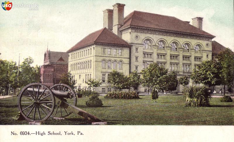 Pictures of York, Pennsylvania: High School