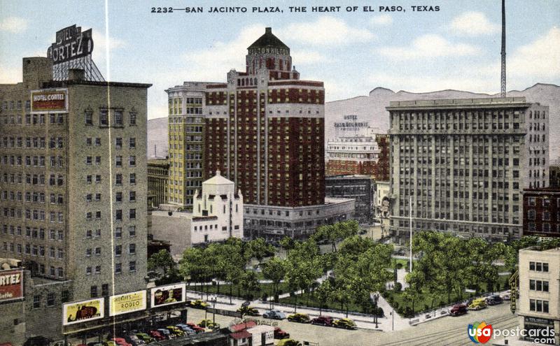 Pictures of El Paso, Texas: San Jacinto Plaza, The Heart of El Paso
