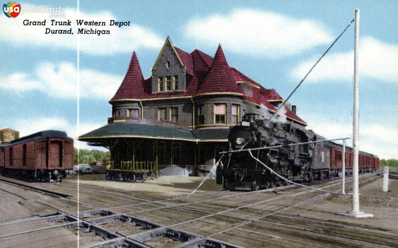 Pictures of Durand, Michigan: Grand Trunk Western Depot