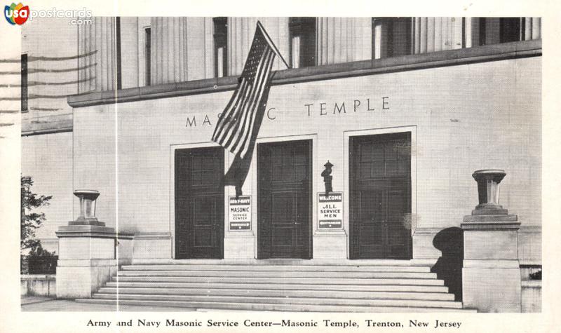 Pictures of Trenton, New Jersey: Army and Navy Masonic Service Center - Masonic Temple