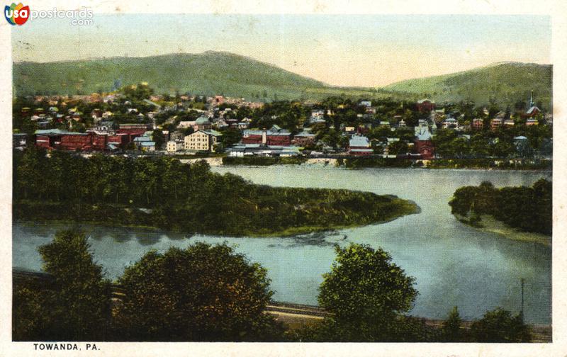 Pictures of Towanda, Pennsylvania: Panoramic View