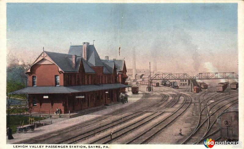 Pictures of Sayre, Pennsylvania: Lehigh Valley Passenger Station
