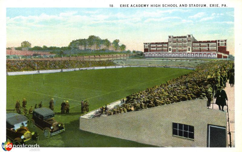 Pictures of Erie, Pennsylvania: Erie Academy High School and Stadium