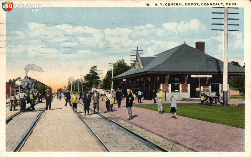 Pictures of Conneaut, Ohio: N. Y. Central Depot