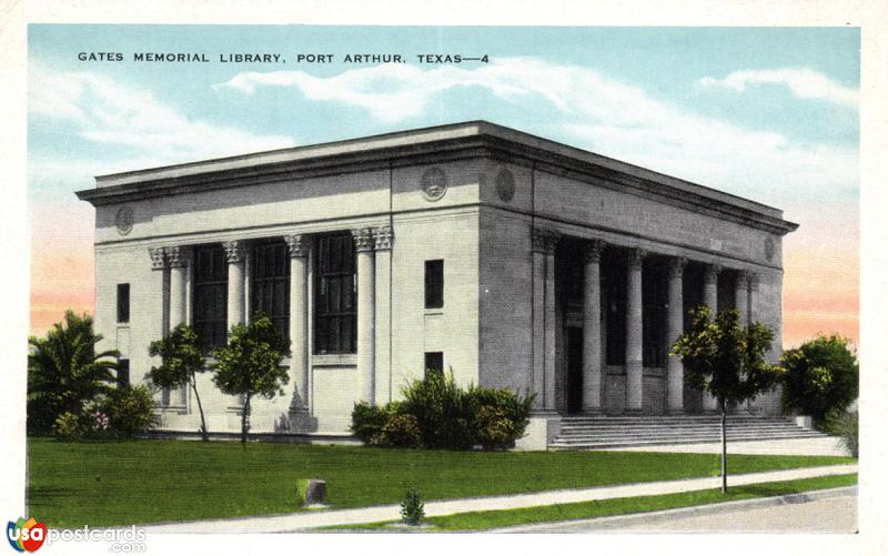 Pictures of Port Arthur, Texas: Gates Memorial Library