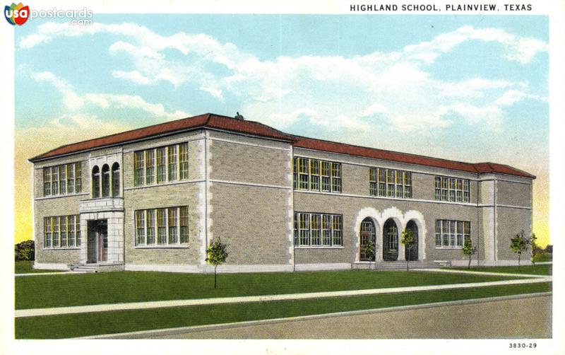 Pictures of Plainview, Texas: Highland School