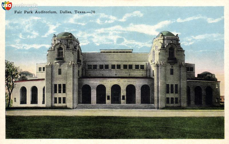 Pictures of Dallas, Texas: Fair Park Auditorium