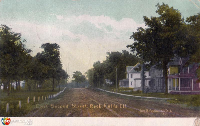 Pictures of Rock Falls, Illinois: East Second Street