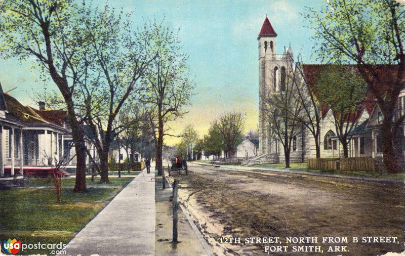 Pictures of Fort Smith, Arkansas: 12th. Street, North from B Street