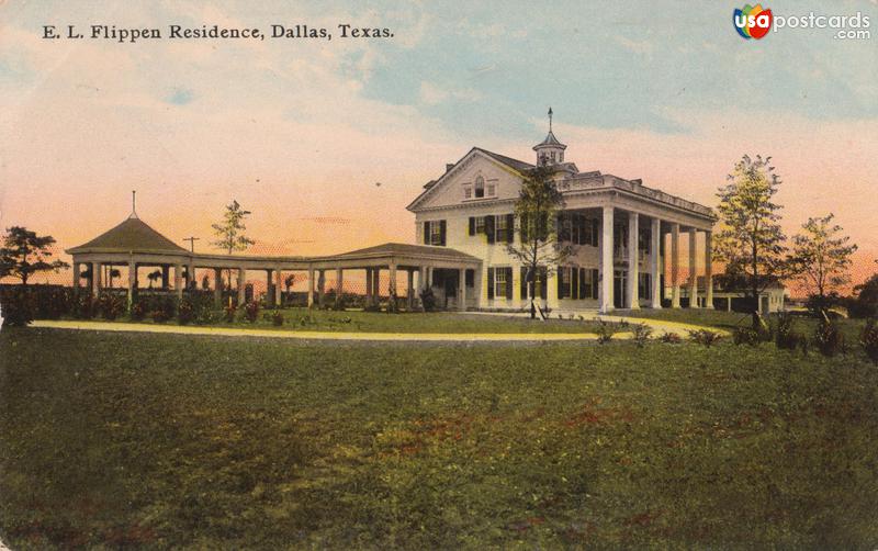Pictures of Dallas, Texas: E. L. Flippen Residence