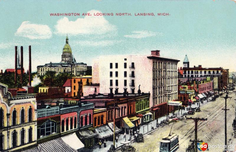 Pictures of Lansing, Michigan: Washington Ave. Looking North