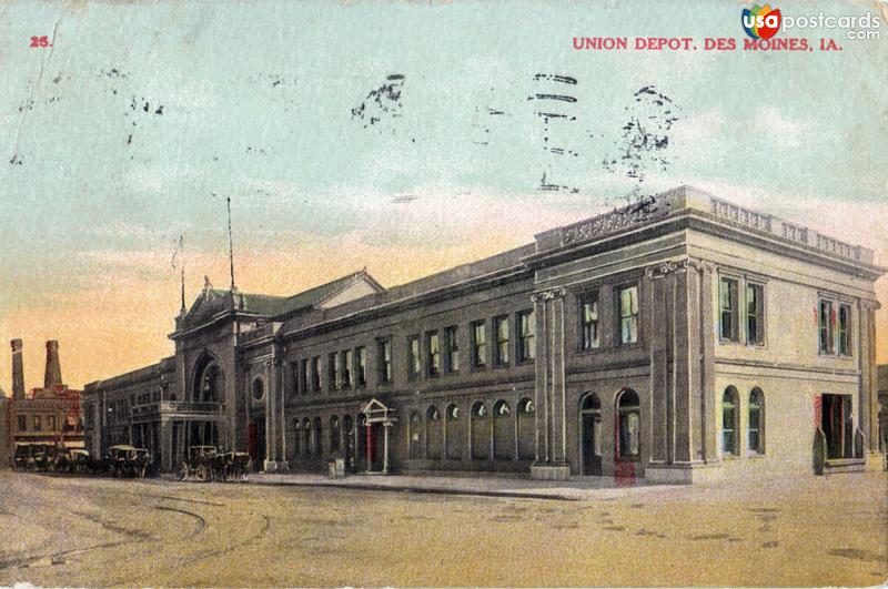 Pictures of Des Moines, Iowa: Union Depot