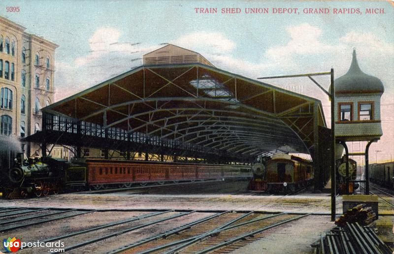 Pictures of Grand Rapids, Michigan: Train Shed Union Depot