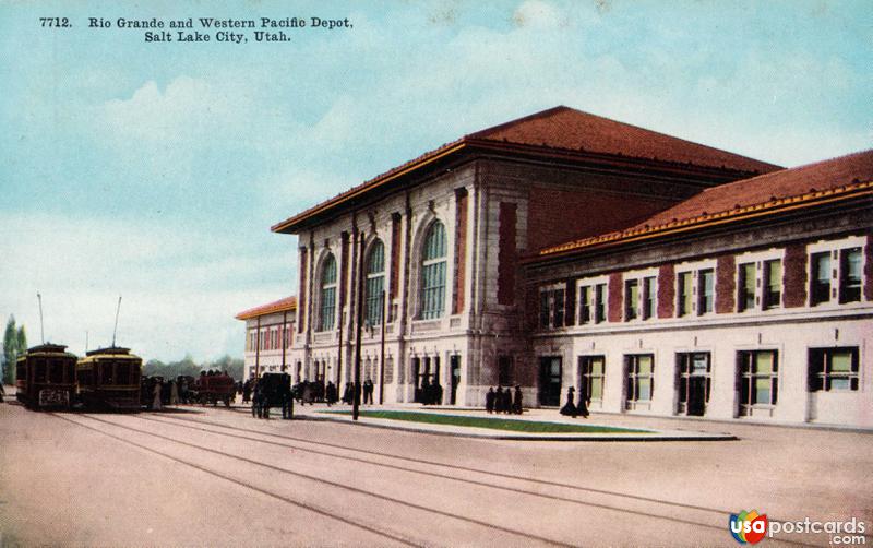 Pictures of Salt Lake City, Utah: Rio Grande and Western Pacific Depot