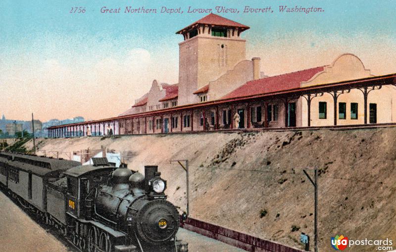 Pictures of Everett, Washington: Great Northern Depot