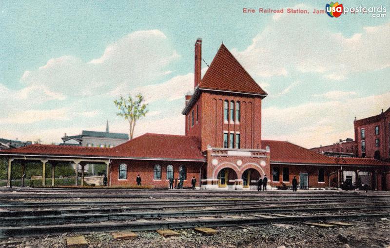 Pictures of Jamestown, New York: Erie Railroad Station