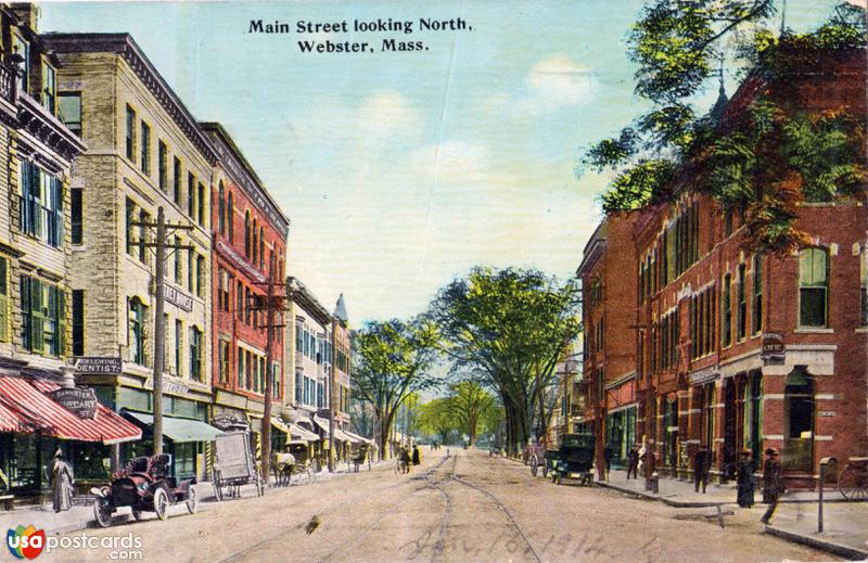 Pictures of Webster, Massachusetts: Main Street looking North