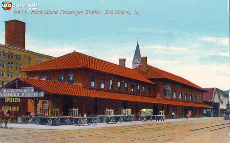 Pictures of Des Moines, Iowa: Rock Island Passenger Station