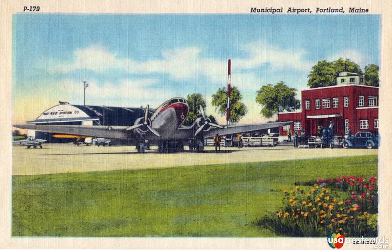Pictures of Portland, Maine: Municipal Airport