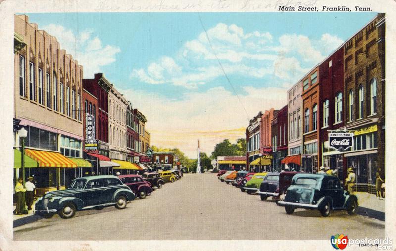 Pictures of Franklin, Tennessee: Main Street