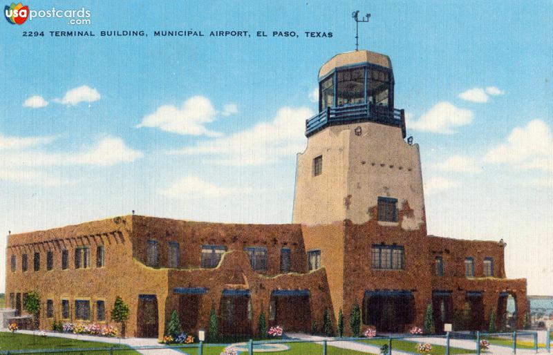 Pictures of El Paso, Texas: Terminal Building, Municipal Airport