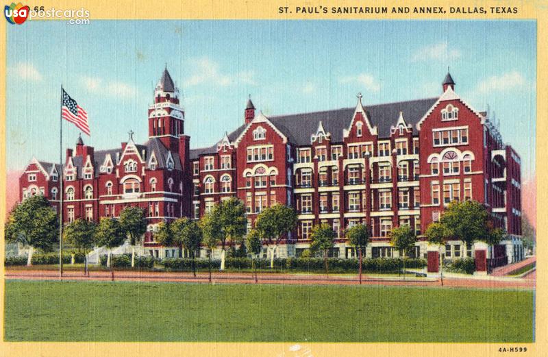 Pictures of Dallas, Texas: St. Paul´s Sanitarium and Annex