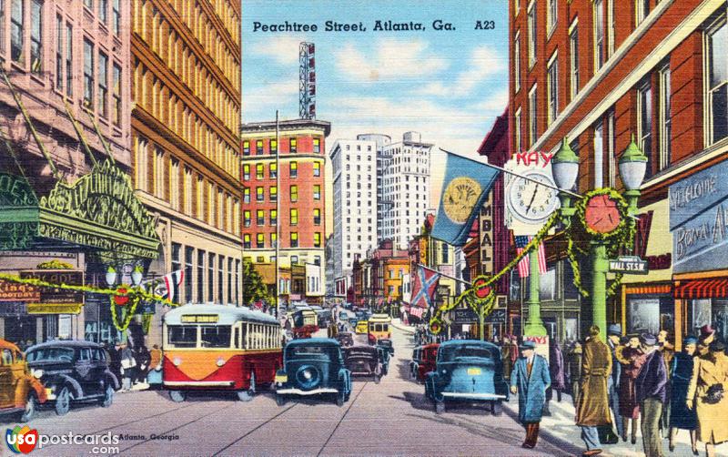 Pictures of Atlanta, Georgia: Peachtree Street