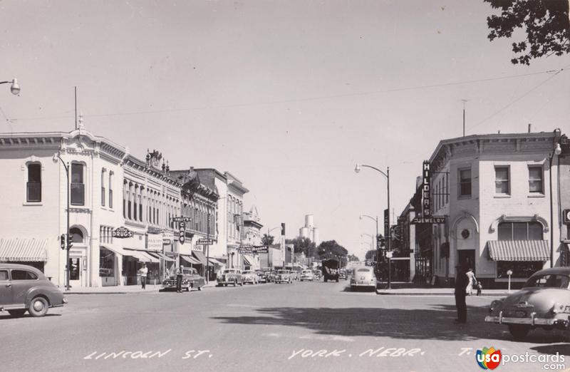 Pictures of York, Nebraska: Lincoln St.