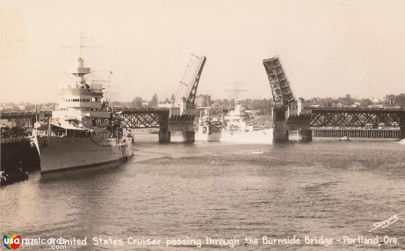 Pictures of Portland, Oregon: A United States Cruiser