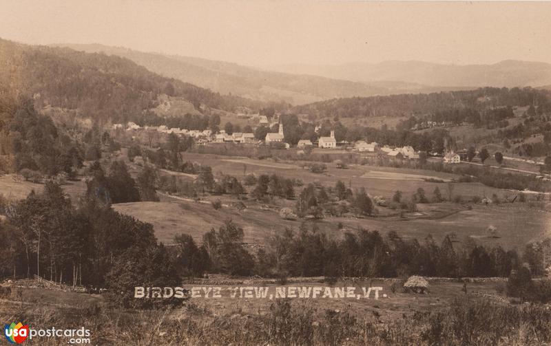 Pictures of Newfane, Vermont: Birds Eye View