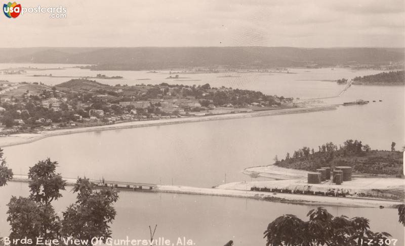 Pictures of Guntersville, Alabama: Birds Eye View
