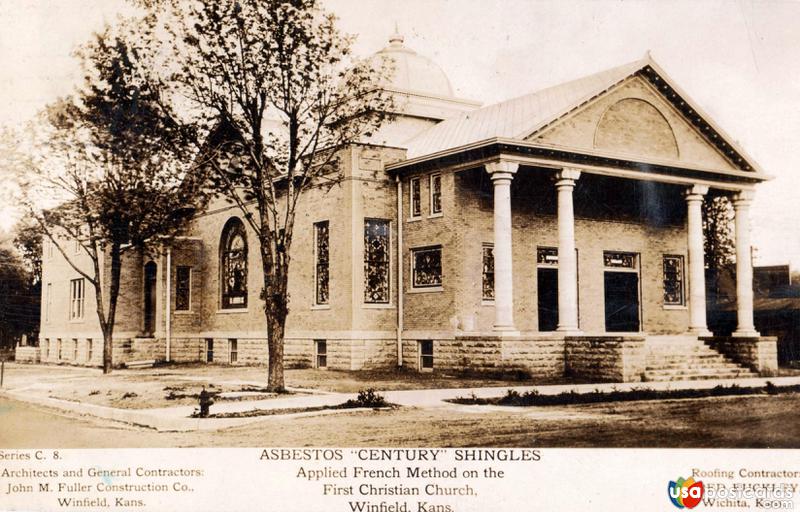 Pictures of Winfield, Kansas: Asbestos ´Century´ Shingles