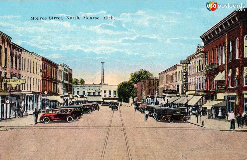 Pictures of Monroe, Michigan: Monroe Street, North