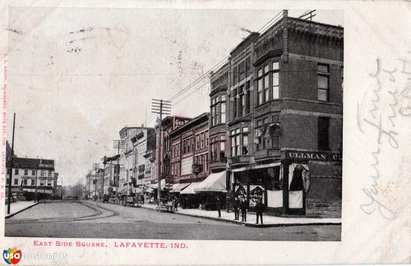 Pictures of Lafayette, Indiana: East Side Square