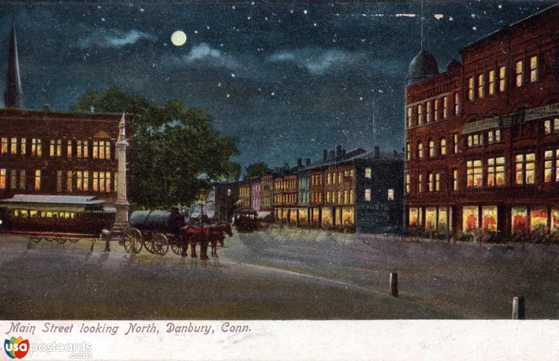 Pictures of Danbury, Connecticut: Main Street looking North