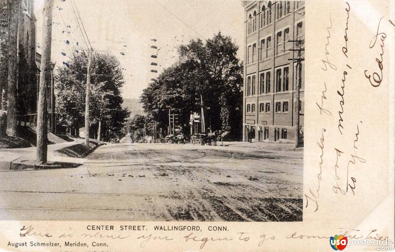 Pictures of Wallingford, Connecticut: Center Street