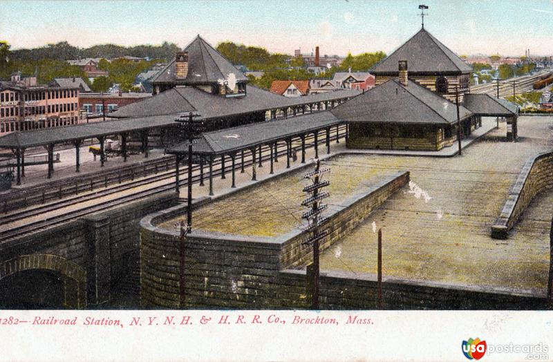 Pictures of Brockton, Massachusetts: Railroad Station