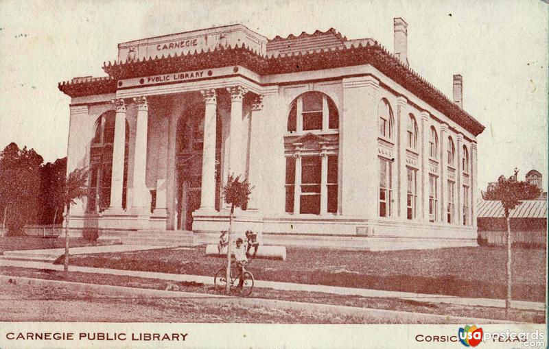 Pictures of Corsicana, Texas: Carnegie Public Library