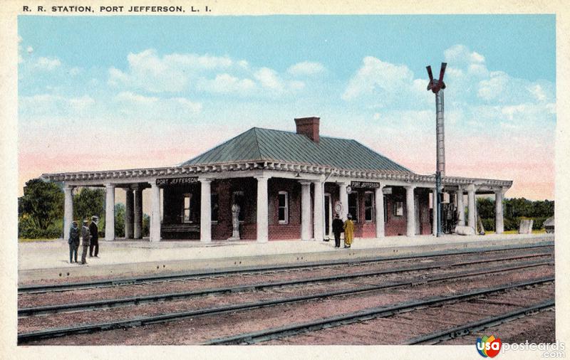 Pictures of Port Jefferson, New York: R. R. Station