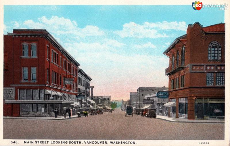 Pictures of Vancouver, Washington: Main Street looking South