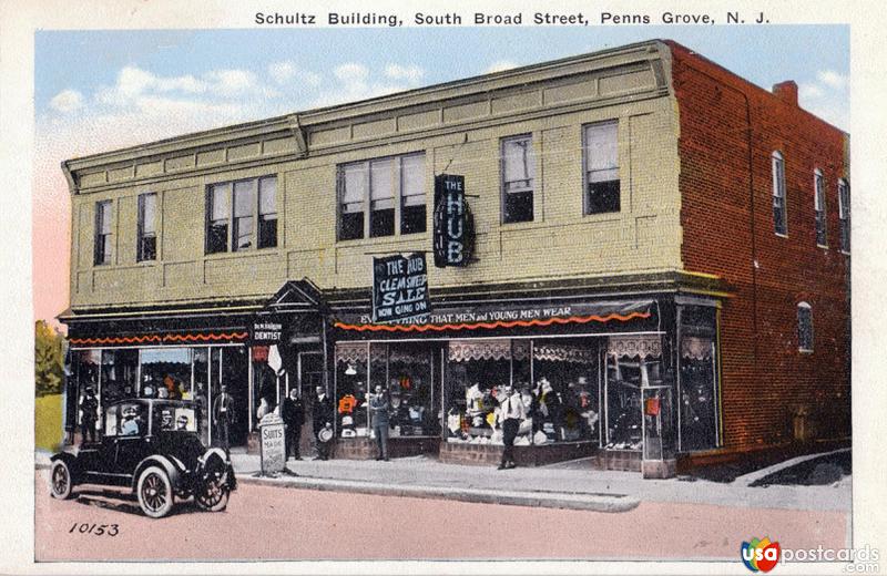 Pictures of Penns Grove, New Jersey: Schultz Building, South Broad Street