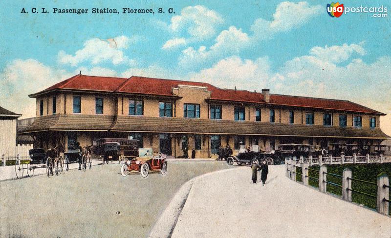 Pictures of Florence, South Carolina: A. C. L. Passenger Station